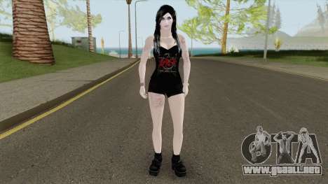 Metal Girl Skin V2 para GTA San Andreas