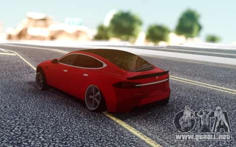 Tesla Model S Stance para GTA San Andreas