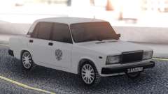 VAZ 2107 Taxi Blanco para GTA San Andreas