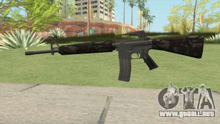 M16A2 Partial Forest Camo (Ext Mag) para GTA San Andreas
