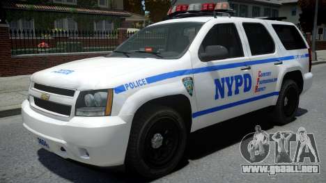 Chevrolet Tahoe NYPD Police 2015 para GTA 4