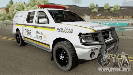 Nissan Frontier Brazilian Police (Clean) para GTA San Andreas