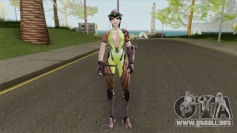 Widowmaker Green Battle Suit para GTA San Andreas