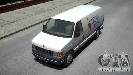 Vapid Steed 1500 Cargo Van para GTA 4
