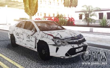Toyota Camry 2016 Crashed para GTA San Andreas