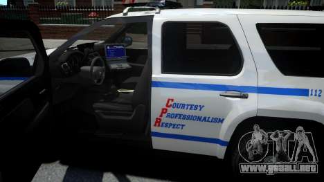 Chevrolet Tahoe NYPD Police 2015 para GTA 4