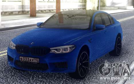 El BMW M5 F90 la Competencia para GTA San Andreas