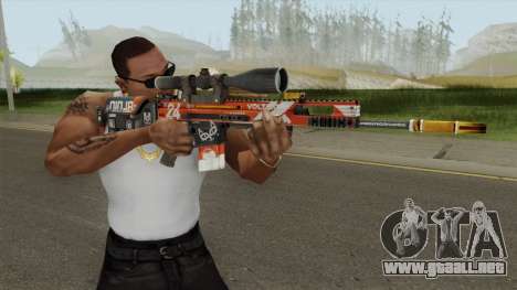 CS-GO SCAR-20 (Bloodsport Skin) para GTA San Andreas