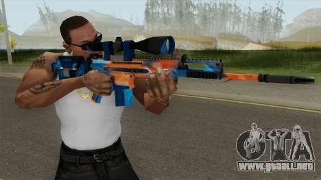 CS-GO SCAR-20 (Intervention Skin) para GTA San Andreas