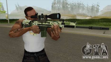CS-GO SCAR-20 (Jungler Skin) para GTA San Andreas
