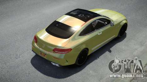 Mercedes-Benz AMG C63 S Coupe 2016 para GTA 4