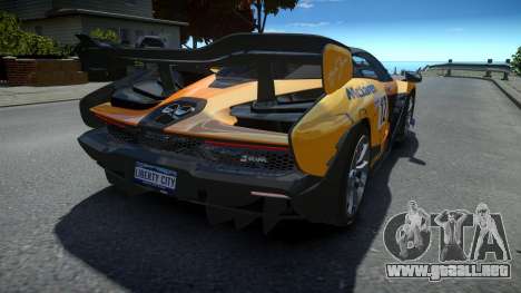 McLaren Senna 2019 para GTA 4