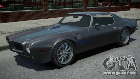 Pontiac Trans Am 1970 para GTA 4