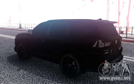 Lexus LX570 Superior Black Edition para GTA San Andreas