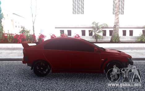 Mitsubishi Lancer X Tuning para GTA San Andreas