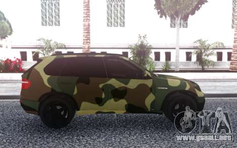 BMW X5M Dima Gordey (Camuflaje) para GTA San Andreas