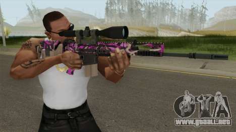 CS-GO SCAR-20 (Blaze Pink Skin) para GTA San Andreas