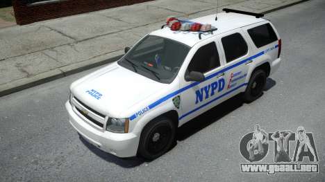 Chevrolet Tahoe NYPD Police 2015 para GTA 4