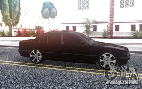 BMW 740i E38 BLACK para GTA San Andreas