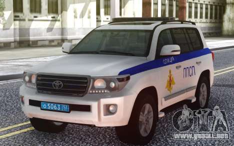 Toyota Land Cruiser UMVD de Rusia para GTA San Andreas