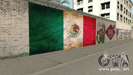 Graffiti De La Bandera De Mexico para GTA San Andreas