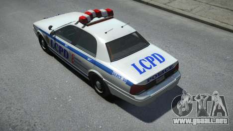 Vapid Police Cruiser para GTA 4