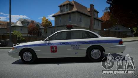 Ford Crown Victoria Moscow Police 1995 para GTA 4