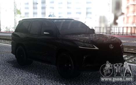Lexus LX570 Superior Black Edition para GTA San Andreas