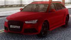 Audi RS6 Avant Red para GTA San Andreas