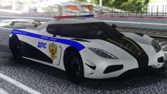 Koenigsegg Agera R Police para GTA San Andreas