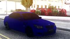 BMW M5 E60 Blue Sedan para GTA San Andreas