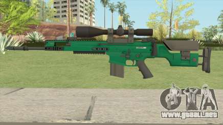 CS-GO SCAR-20 (Emerald Bravo Skin) para GTA San Andreas