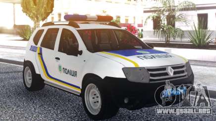 El Renault Duster Policía De Ucrania para GTA San Andreas