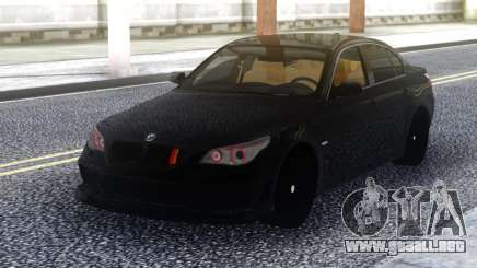 BMW M5 E60 Black Stock para GTA San Andreas