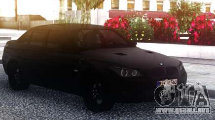 BMW M5 E60 Black Sedan para GTA San Andreas