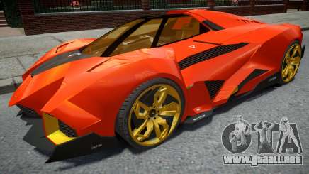 Lamborghini Egoista Orange para GTA 4