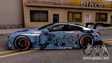 BMW M8 GTE Itasha Ayanami para GTA San Andreas