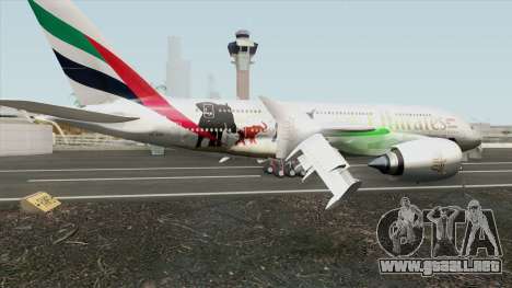 Airbus A380-800 (United For Wildlife Livery) para GTA San Andreas