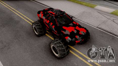 Nissan Skyline R32 Monster Truck Camo v2 para GTA San Andreas