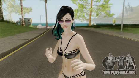 Samantha Black Underwear para GTA San Andreas