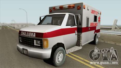 Ambulance GTA III para GTA San Andreas