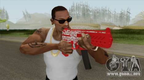 Submachine Gun MK2 (Red Woodlums) para GTA San Andreas