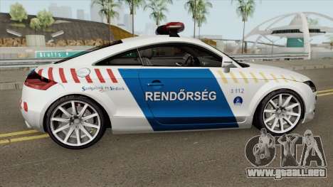 Audi TT Magyar Rendorseg para GTA San Andreas