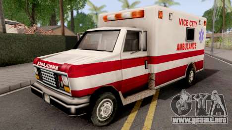 Ambulance GTA VC para GTA San Andreas