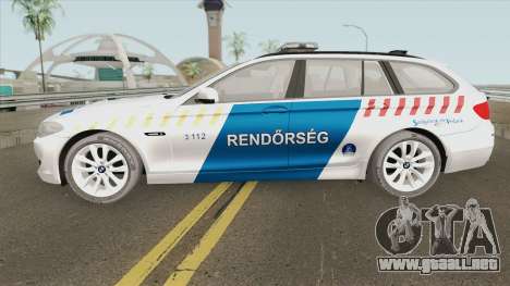 BMW 530d Magyar Rendorseg para GTA San Andreas