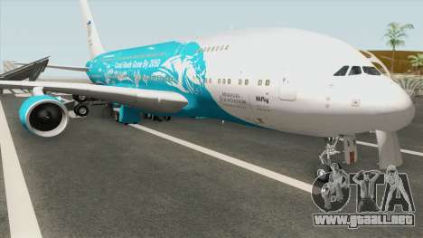Airbus A380-800 (HiFly Livery) para GTA San Andreas