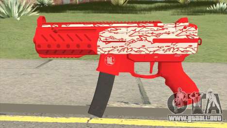 Submachine Gun MK2 (Red Woodlums) para GTA San Andreas