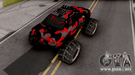 Nissan Skyline R32 Monster Truck Camo v2 para GTA San Andreas