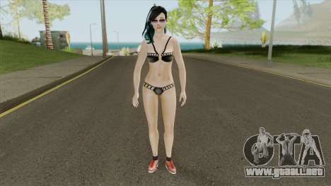 Samantha Black Underwear para GTA San Andreas