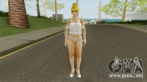 Kasumi White Girl In Babydoll para GTA San Andreas